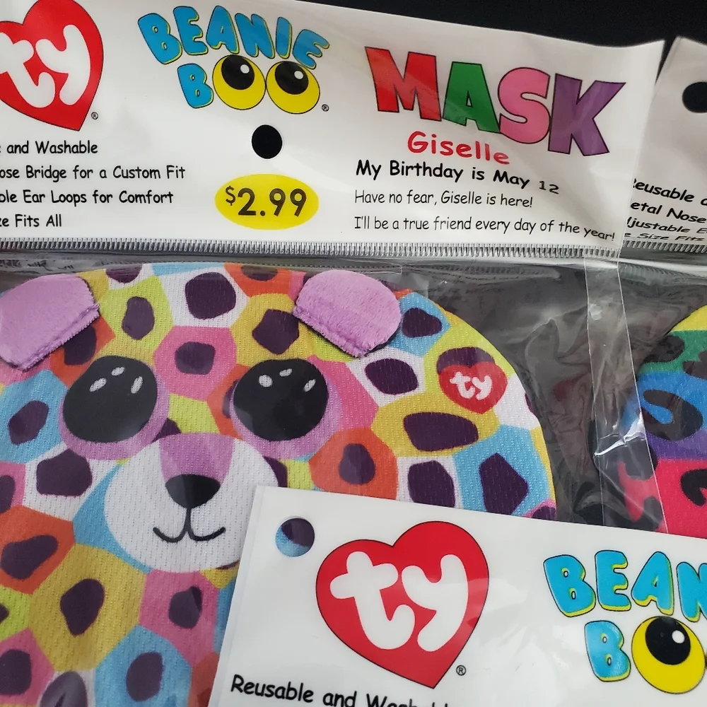 Ty Beanie Boo Mask 3ct